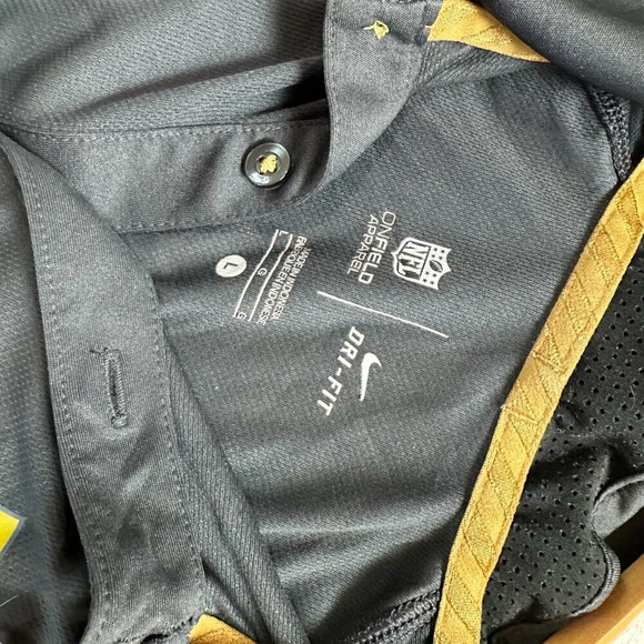 DENVER BRONCO'S NIKE Dri-fit NFL Super Bowl 50 Polo Shirt - size large - Picture 7 of 10